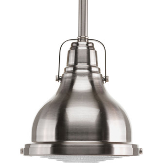 Fresnel Pendant One Light Mini Pendant in Brushed Nickel (54|P5050-09)