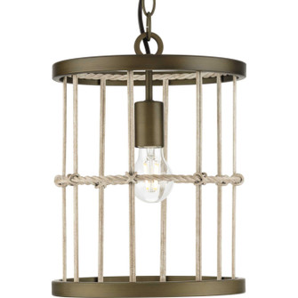 Lattimore One Light Pendant in Aged Brass (54|P500417-161)