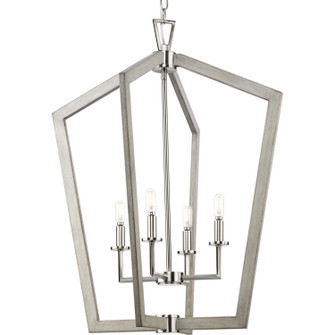 Galloway Four Light Foyer Pendant in Brushed Nickel (54|P500378-009)