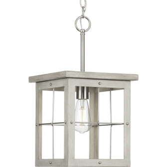 Hedgerow One Light Pendant in Brushed Nickel (54|P500317-009)