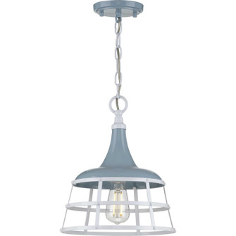 Bastille One Light Pendant in Coastal Blue (54|P500236-164)