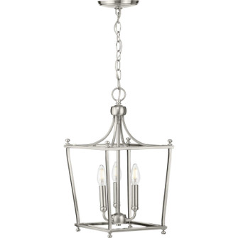 Parkhurst Three Light Foyer Pendant in Brushed Nickel (54|P500213-009)