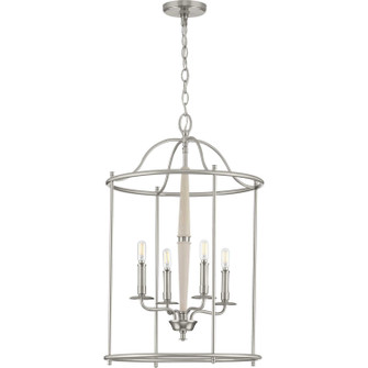 Durrell Four Light Foyer Pendant in Brushed Nickel (54|P500210-009)
