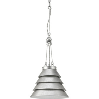 Point Dume-Surfrider One Light Pendant in Galvanized Finish (54|P500199-141)