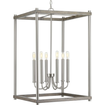 Fontayne Six Light Pendant in Brushed Nickel (54|P500089-009)