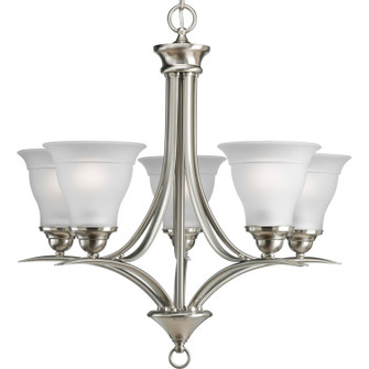 Trinity Five Light Chandelier in Brushed Nickel (54|P4328-09)