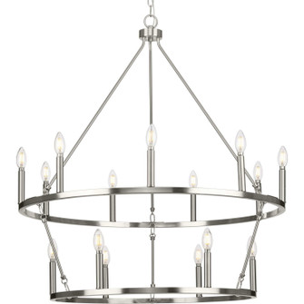 Gilliam 15 Light Chandelier in Brushed Nickel (54|P400315-009)