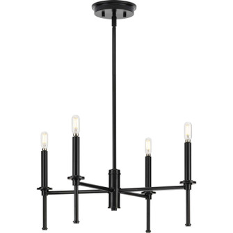 Elara Four Light Chandelier in Matte Black (54|P400293-31M)