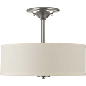 Inspire Two Light Semi-Flush Mount in Brushed Nickel (54|P3712-09)