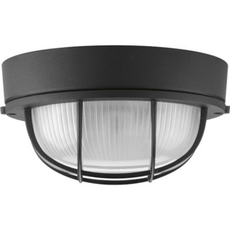 Bulkheads One Light Flush Mount in Black (54|P3709-31)