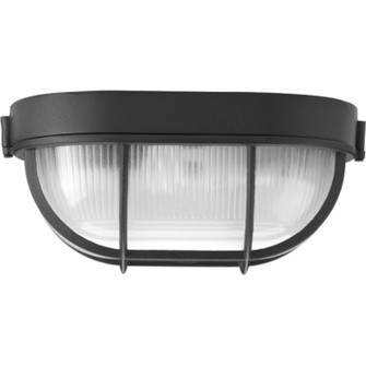 Bulkheads One Light Flush Mount in Black (54|P3706-31)