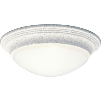 Alabaster Glass One Light Flush Mount in White (54|P3688-30)