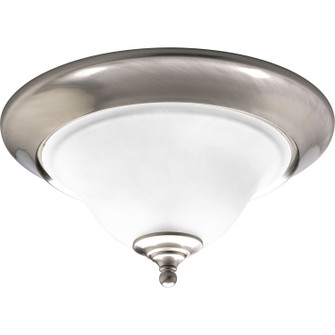 Trinity Two Light Flush Mount in Brushed Nickel (54|P3476-09)