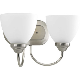 Heart Two Light Bath Bracket in Brushed Nickel (54|P2915-09)