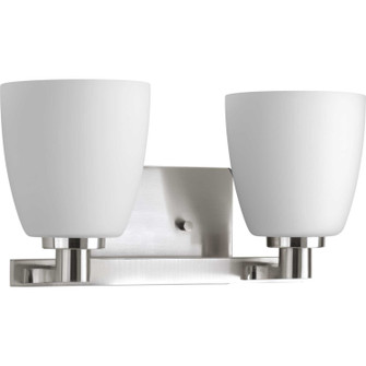 Fleet Two Light Bath Bracket in Brushed Nickel (54|P2166-09)