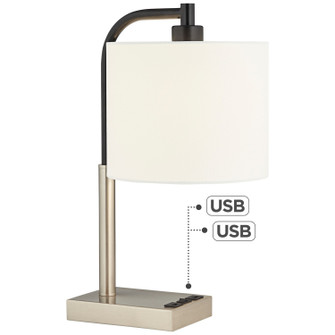 Elton Table Lamp in Brushed Nickel/Brushed Steel (24|902C0)