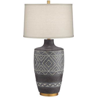 Mesa Table Lamp in Black with Decoration (24|73M52)