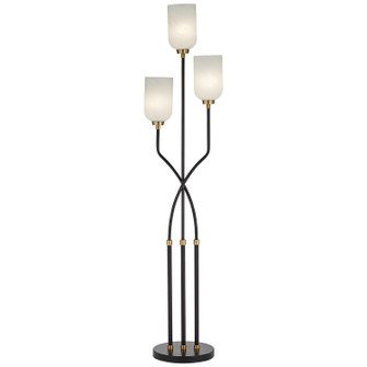 Heather Three Light Floor Lamp in Black (24|488W0)