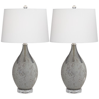 Volcanic Shimmer - Set Of 2 Table Lamp set of 2 in Smoke Grey (24|32F01)