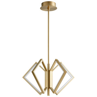 Acadia LED Ceiling Mount in Aged Brass (440|3-6142-40)