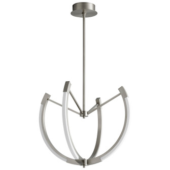 Utopia LED Ceiling Mount in Satin Nickel (440|3-6141-24)