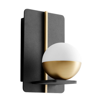 Iota LED Wall Sconce in Black W/ Aged Brass (440|3-554-1540)