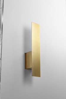 Reflex LED Wall Sconce in Aged Brass (440|3-504-40)