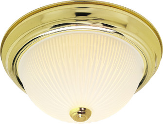 Two Light Flush Mount in Polished Brass (72|SF76-132)