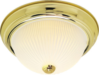 Two Light Flush Mount in Polished Brass (72|SF76-130)