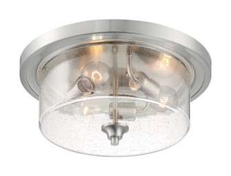 Bransel Three Light Flush Mount in Brushed Nickel (72|60-7191)