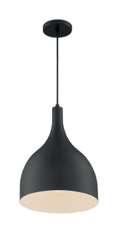 Bellcap One Light Pendant in Matte Black (72|60-7087)
