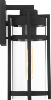 Tofino One Light Outdoor Wall Lantern in Textured Black / Clear Glass (72|60-6572)