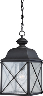 Wingate One Light Hanging Lantern in Textured Black (72|60-5624)