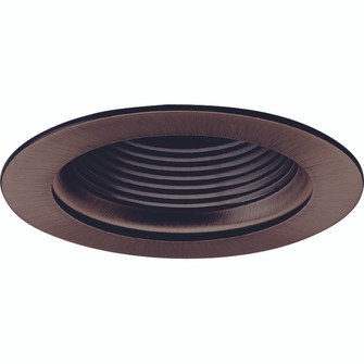 Rec Inc 4'' Trim 4'' Stepped Metal Baffle Trim W/ Metal Ring in Bronze (167|NS-40BZBZ)