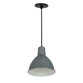 LED Rlm LED Pendant in Gun Metal Outer / White Inner (167|NRLM-8C1040GMWLE4)