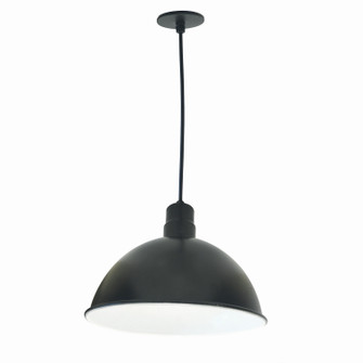 LED Rlm 16'' Rlm Shade in Black Outer / White Inner (167|NRLM-16C2535BWLE4)