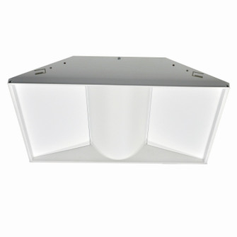 LED Lay-In Cb Troffer LED Center Basket Troffer in White (167|NPTCB-E24/30AWEM)
