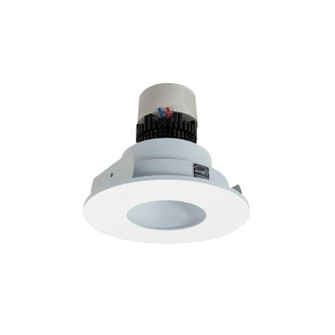 LED Pearl Recessed in Matte Powder White Pinhole / Matte Powder White Flange (167|NPR-4RPH40XMPW)