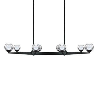 Double Bubble LED Chandelier in Black (281|PD-82044-BK)