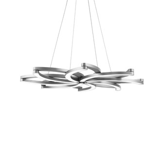 Bloom LED Chandelier in Brushed Aluminum (281|PD-73032-AL)