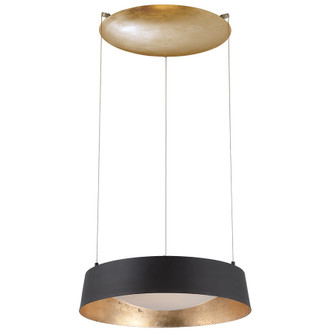 Gilt LED Pendant in Gold Leaf/Bronze (281|PD-51318-GL)