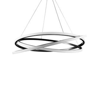 Veloce LED Chandelier in Black (281|PD-24848-BK)