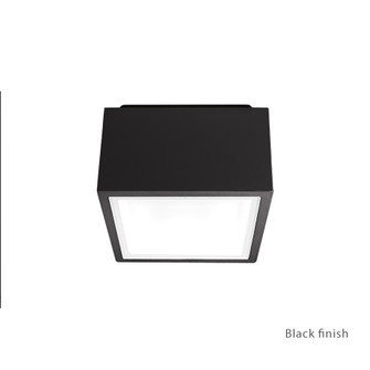 Bloc LED Outdoor Flush Mount in Black (281|FM-W9200-BK)