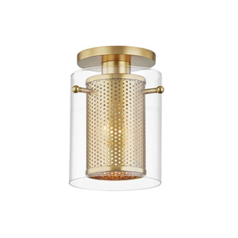 Elanor One Light Semi Flush Mount in Aged Brass (428|H323601-AGB)