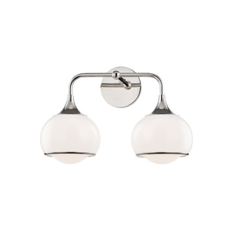 Reese Two Light Bath and Vanity in Polished Nickel (428|H281302-PN)