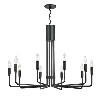 Brigitte Ten Light Chandelier in Old Bronze (428|H261810-OB)