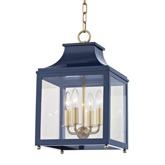 Leigh Four Light Lantern in Aged Brass/Navy (428|H259704S-AGB/NVY)