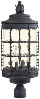 Mallorca Four Light Post Mount in Spanish Iron (7|8886-A39)