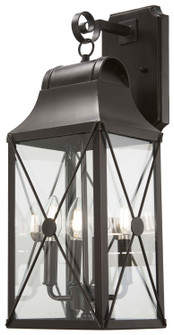 De Luz Four Light Outdoor Wall Mount in Oil Rubbed Bronze W/ Gold High (7|73292-143C)