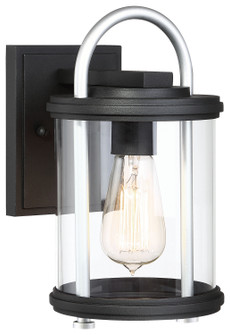 Keyser One Light Outdoor Wall Mount in Coal W/Silver Accent (7|72671-32)